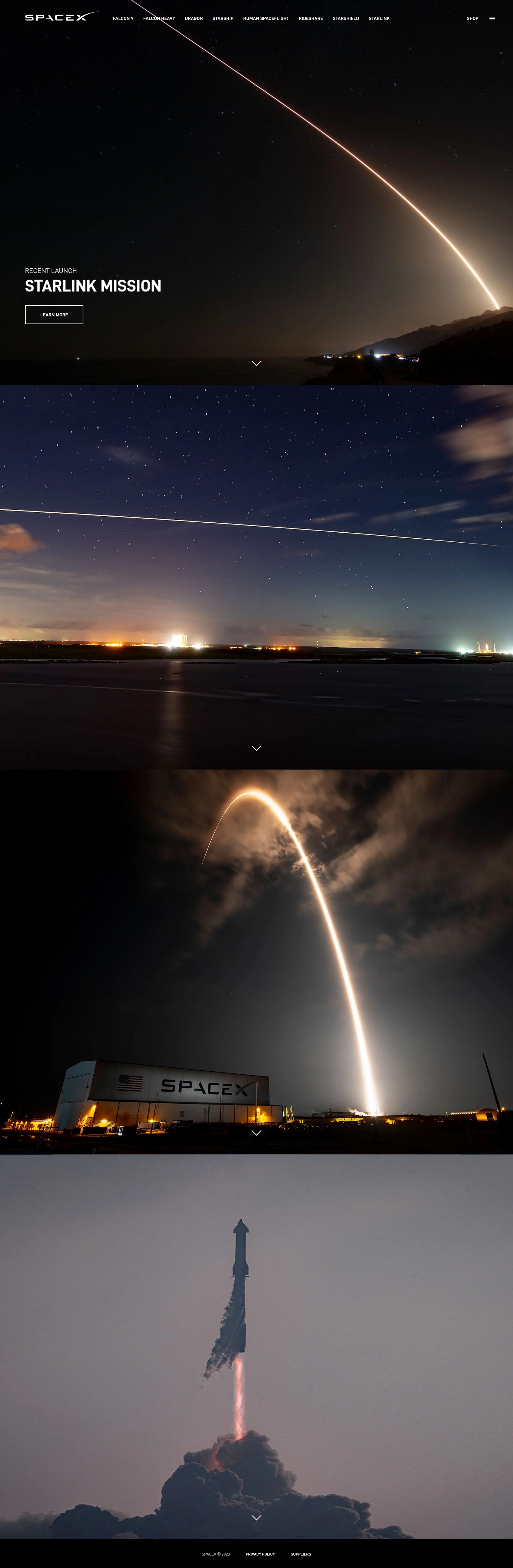 SpaceX screenshot